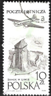 POLOGNE  1957   -   PA 47  -  Ruines Du Château De Liwa - Oblitéré - Oblitérés