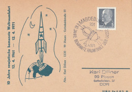 ZAllPosCar120471  --  ALLEMAGNE  1971  --  La  Belle  CARTE  POSTALE  FDC  'PREMIER  JOUR'  Du  12-04-1971  --  KOSMOS - 1. Tag - FDC (Ersttagblätter)