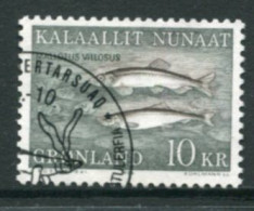 GREENLAND 1986 Fish Definitive 10 Kr. Used. Michel 168 - Used Stamps