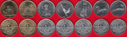 Nagorno-Karabakh Set Of 7 Coins: 50 Luma - 5 Drams 2004 UNC - Nagorno-Karabakh