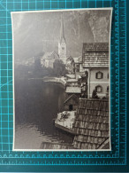 GRAND FORMAT AUTRICHE  HALLSTATT1935 VUE GENERALE EGLISE - Hallstatt