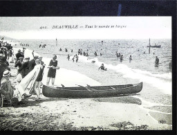 ► Normandie Calvados -  Canoë  à Deauville  - Collection EDITO (CPA En Reproduction) - Rowing
