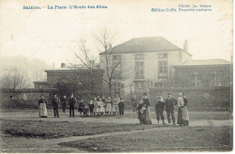 Balatre (saint Martin Onoz) La Place L'école Des Filles Animation Cliché Jos. Bodart - Jemeppe-sur-Sambre