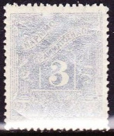 GREECE 1902 Postage Due Engraved Issue 3 Dr. Silver MH Vl. D 37 - Ongebruikt