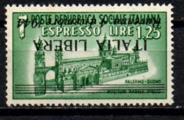 1945 - Italia - Emissioni Locali - Ravenna - Soprastampa Capovolta    ------- - Nationales Befreiungskomitee