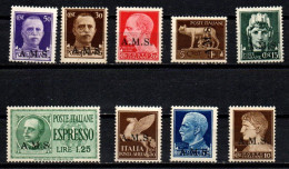 1946 - Italia - A.M.S. American Mail Service - Salerno  ------- - Anglo-Amerik. Bez.: Naples