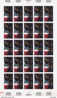 Feuille De 25 Timbres - Charles De Gaulle 1940-1970 - 1,40 F - Feuilles Complètes