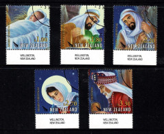 New Zealand 2016 Christmas  Marginal Set Of 5 Used - Used Stamps