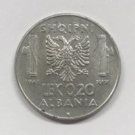 Italy ITALIA Colonia D'Albania 0,20 Lek 1941 XIX Gig.14 Mb E.046 - Albanië