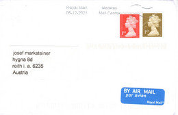 Auslands - Brief Von Medway Mail Center Mit 2 St Queen 2021 - Non Classés