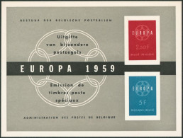 Feuillet De Luxe - LX30 Europa 1959 - Feuillets De Luxe [LX]