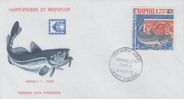 Enveloppe   FDC  1er  Jour      SAINT  PIERRE  ET  MIQUELON       ARPHILA    1975 - FDC