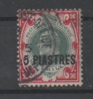 British Levant, Used, 1909, Michel 31 - British Levant