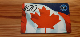 Prepaid Phonecard Canada, TCI - Flag - Canada