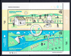 2018 Argentina Renewable Energy Solar Environment Green Souvenir Sheet MNH - Ungebraucht