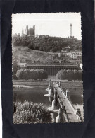 124997       Francia,    Lyon,    Pont  Du  Palais  De  Justice  Et  Fourviere,   VGSB   1957 - Lyon 7