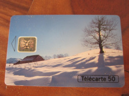 Télécarte Paysage De Montagne Enneigée - Gebirgslandschaften