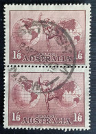 Australié Jaar 1937 Luchtpost Yv.nr.L.P.6 In Paar - Used Stamps