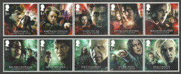 GROSSBRITANNIEN GRANDE BRETAGNE GB 2023 HARRY POTTER SET 10V MNH SG 5083-92 MI 5311-20 YT 5702-11 SN 4431-40 - Ongebruikt