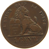 BELGIUM 1 CENTIME 1862 #a094 0103 - 1 Centime