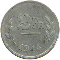 BELGIUM 2 FRANCS 1944 #a068 0361 - 2 Francs (1944 Liberazione)