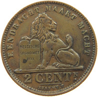 BELGIUM 2 CENTIMES 1911 #a012 0331 - 2 Cent