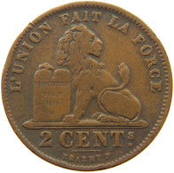 BELGIUM 2 CENTIMES 1905 #a012 0313 - 2 Cent