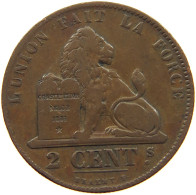 BELGIUM 2 CENTIMES 1864 #c010 0283 - 2 Cent