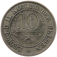 BELGIUM 10 CENTIMES 1894 #c011 0561 - 10 Centimes