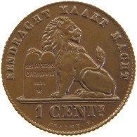 BELGIUM 1 CENTIME 1912 TOP #c041 0545 - 1 Centime