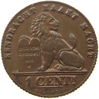 BELGIUM 1 CENTIME 1912 #s052 0405 - 1 Centime