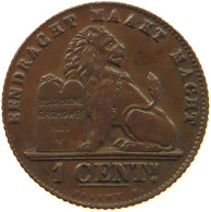 BELGIUM 1 CENTIME 1912 #s008 0199 - 1 Cent