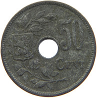 BELGIUM 50 CENTIMES 1918 #s023 0077 - 50 Cent