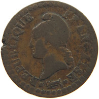 FRANCE CENTIME LAN 7 A #c041 0325 - 1 Centime