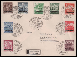 Luxemburg 1942: Einschreibebrief  | Besatzung, Tag-Der-Briefmarke | Luxemburg;Luxembourg - 1940-1944 Deutsche Besatzung