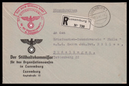 Luxemburg 1941: Brief / Frei Durch Ablösung Reich | Besatzung, Stillhaltekommissar, Tauschverein Phila | Luxembourg;Luxe - 1940-1944 German Occupation