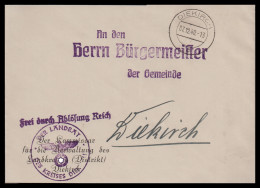 Luxemburg 1940: Brief / Frei Durch Ablösung Reich | Besatzung, Kommissar, Verwaltung | Diekirch;Diekirch - 1940-1944 Deutsche Besatzung