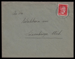 Luxemburg 1942: Brief  | Besatzung, Zeitung, Moselland | Mersch;Mersch, Luxemburg;Luxembourg - 1940-1944 Deutsche Besatzung