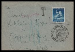 Luxemburg 1941: Brief  | Nachgebüht, Besatzung | Esch An Der Alzette;Esch-sur-Alzett, Salzgitter - 1940-1944 Deutsche Besatzung