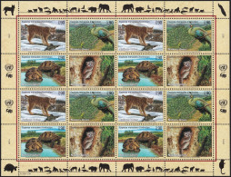 UNO GENF 2001 Mi-Nr. 409/12 Kleinbogen ** MNH - Hojas Y Bloques