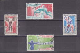 NOUVELLE CALEDONIE - O / FINE CANCELLED - 1971 - SOUTH PACIFIC GAMES - Yv. 375/6, PA 122/3 - Mi. 503/6 - Used Stamps