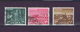 India, Indien 1959: 304-306 Used (wmk. Ashola Column), Gestempelt (Wz. 5) - Used Stamps