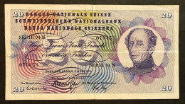 Svizzera Suisse 20 Francs Franken Franchi 1973 LOTTO 660 - Switzerland