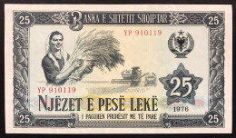 Albania 25  Leke Valute 1976 Unc Fds LOTTO 688 - Albanie