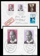 1976 DDR R-BRIEF 10Pf THÄLMANN Mi. 2107 IN NICHT VERAUSGABTE FARBE - NICHT IM MICHEL - Lettres & Documents