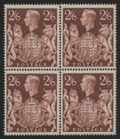 Großbritannien 1939 - Mi-Nr. 212 ** - MNH - Viererblock - George VI - Ongebruikt