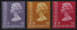 Hongkong 1977 - Mi-Nr. 334-336 ** - MNH - Freimarken / Definitives - Ongebruikt