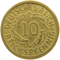 GERMANY 10 PFENNIG 1935 G #a064 0983 - 10 Reichspfennig