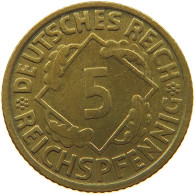 GERMANY 5 PFENNIG 1935 G #a055 0587 - 5 Reichspfennig