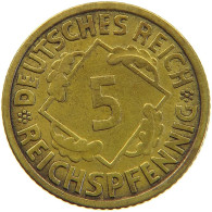 GERMANY 5 PFENNIG 1935 A #a055 0525 - 5 Reichspfennig